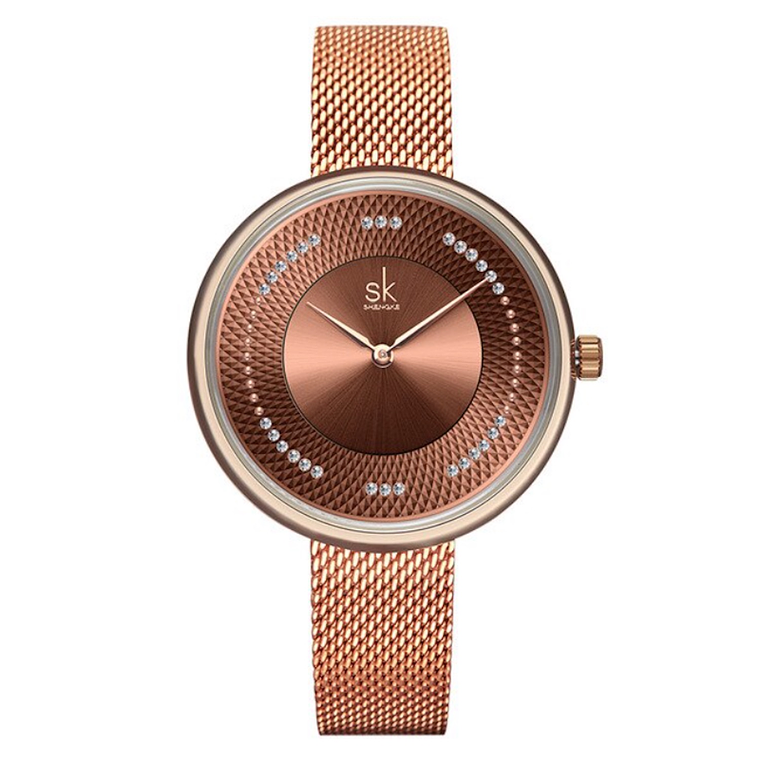 Reloj Mujer SHENGKE 0132 Cuarzo Japones Acero Inoxidable 3