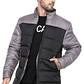 Chaqueta Rompevientos Acolchada Hombre UrbenMood 1029 Larga - Miniatura 3