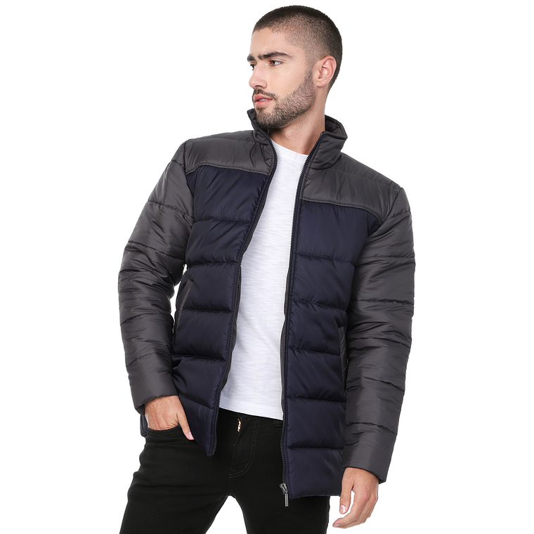Chaqueta Rompevientos Acolchada Hombre UrbenMood 1029 Larga 5