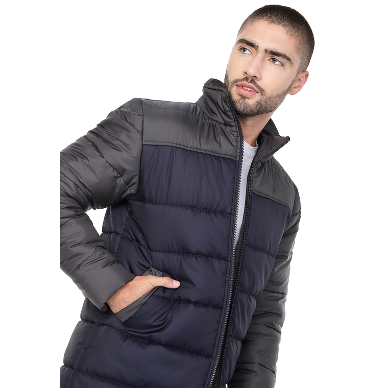 Chaqueta Rompevientos Acolchada Hombre UrbenMood 1029 Larga 7