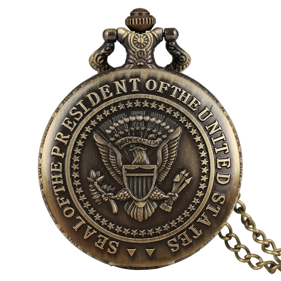 Reloj Bolsillo Casa Blanca Sello Presidente USA 3138 1