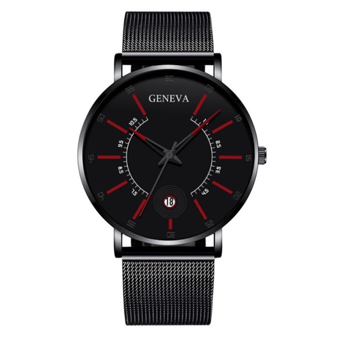 Reloj Cuarzo Hombre Pulso Malla Acero Ultrafino 230 1