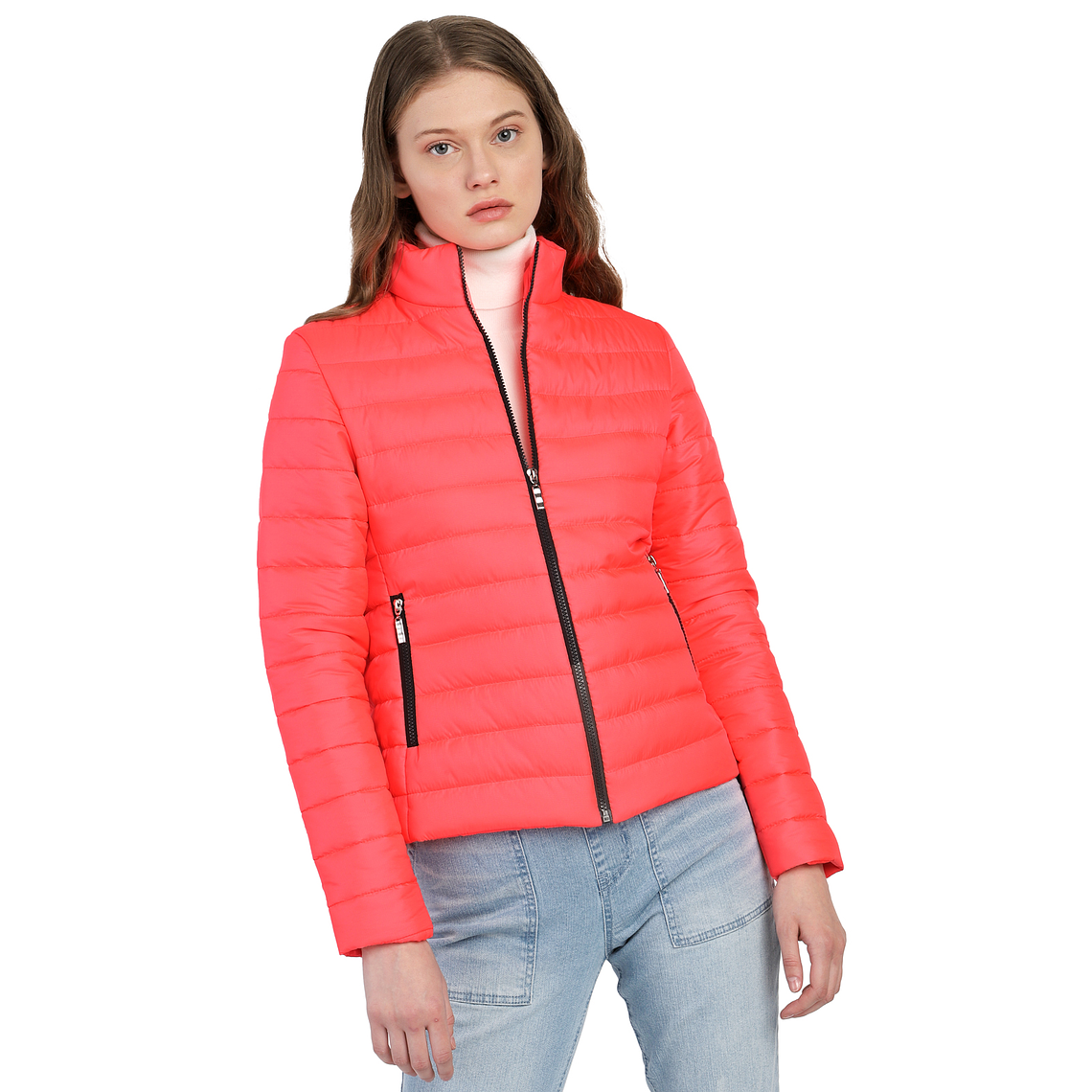 Chaqueta Rompevientos Corta Acolchada Mujer UrbenMood 1038 2