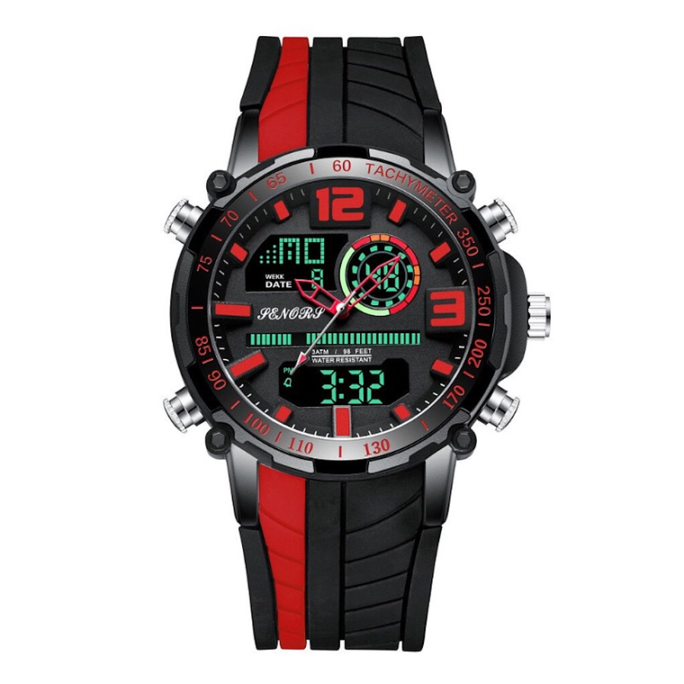 Reloj Digital Hombre Cronografo Pantalla Dual SENORS 150 2