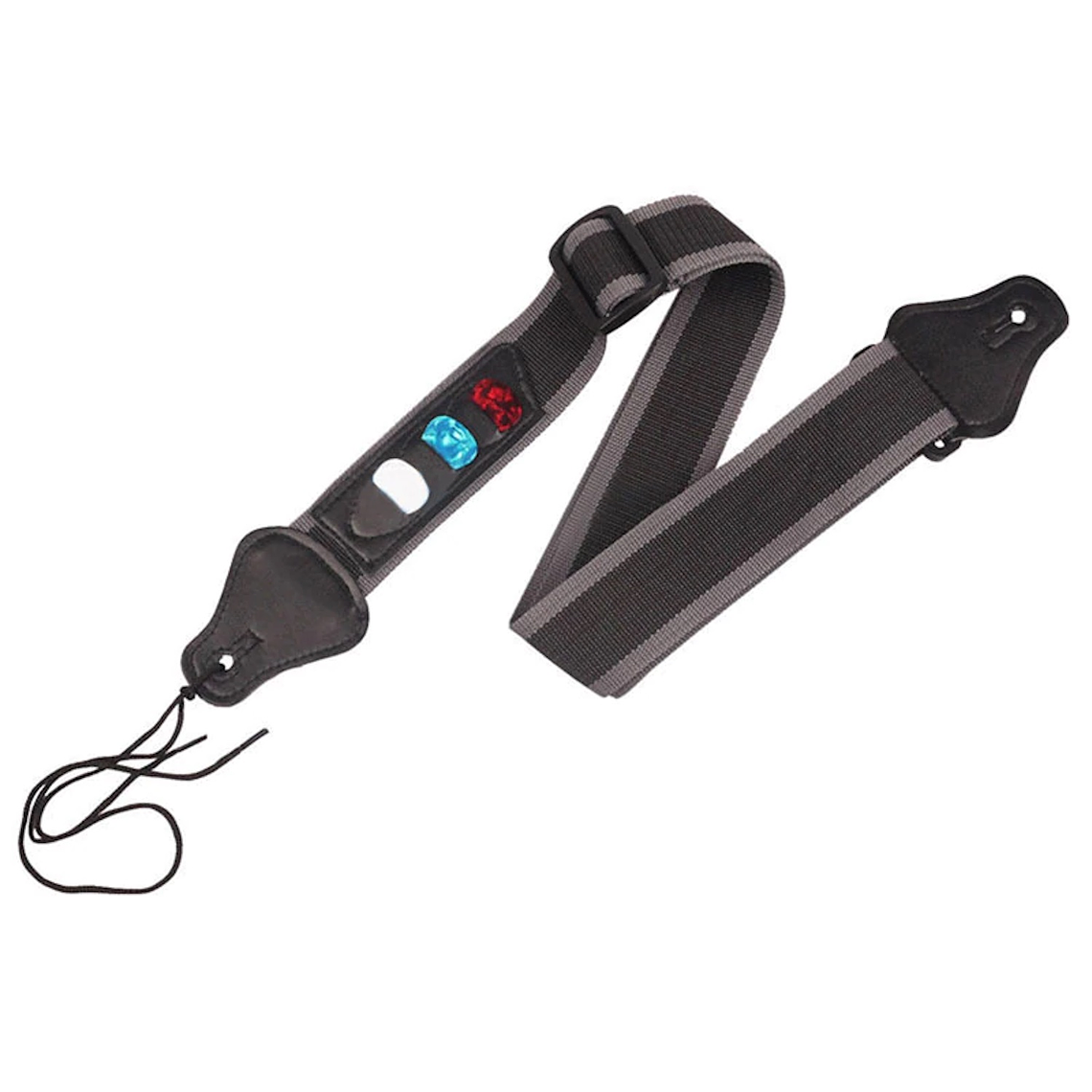 Correa Guitarra Electrica Ajustable Porta Puas Nylon 3003 2