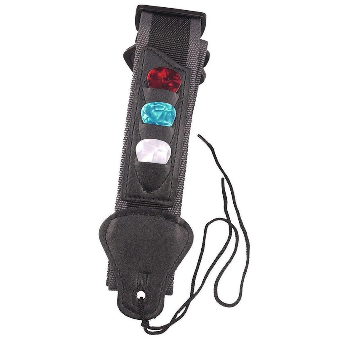 Correa Guitarra Electrica Ajustable Porta Puas Nylon 3003 3