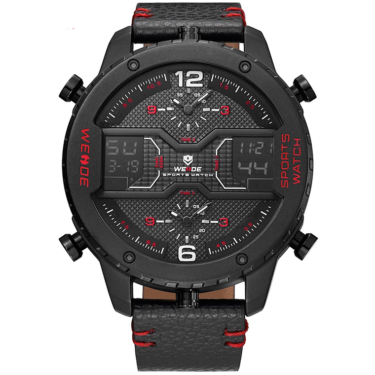 Reloj Hombre WEIDE 6401 Analogico Digital Cronografo 2