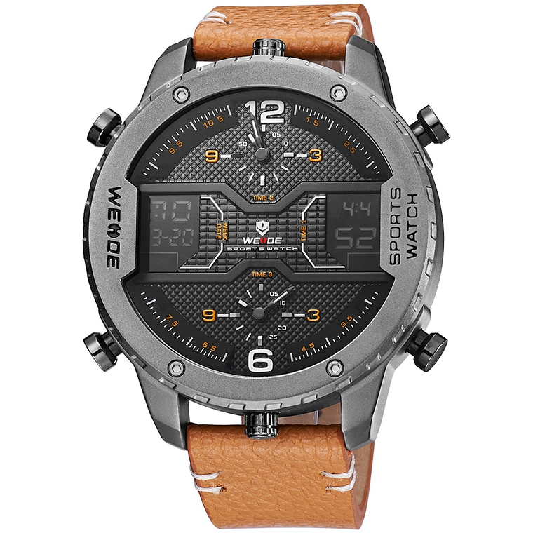 Reloj Hombre WEIDE 6401 Analogico Digital Cronografo 4
