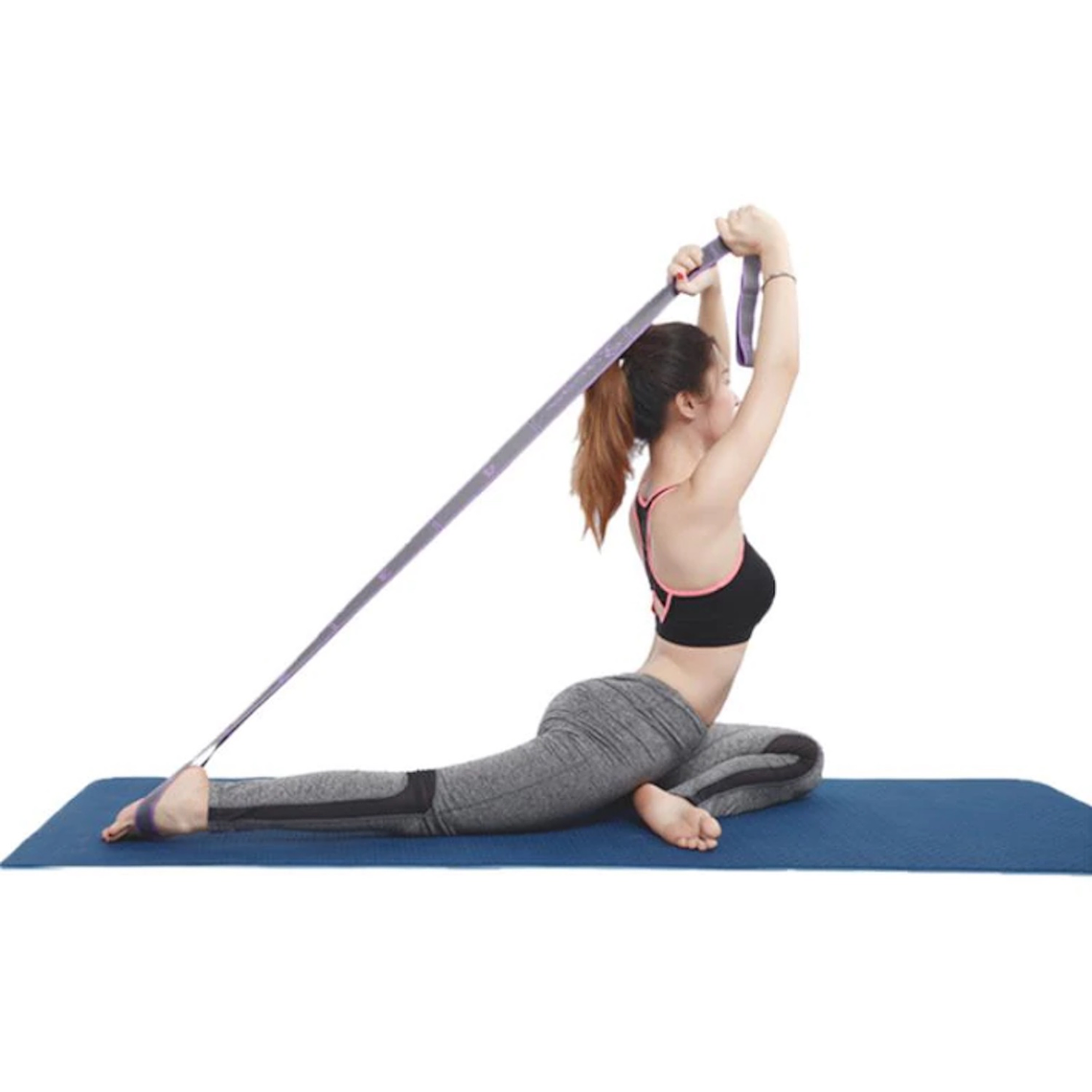 Banda Elastica Yoga Estiramiento Resistencia Pilates 450 4