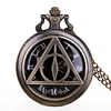 Reloj Bolsillo Cuarzo Reliquias de la Muerte D022