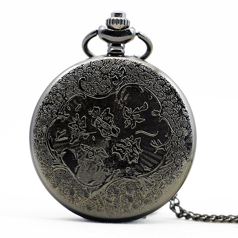 Reloj Bolsillo Cuarzo Reliquias de la Muerte D022 3