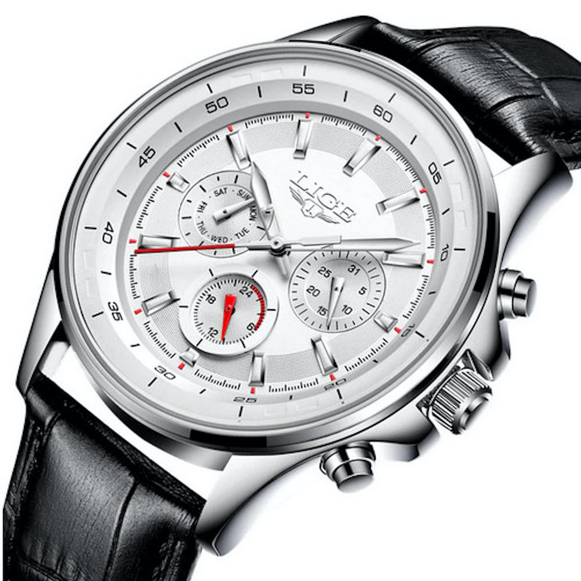 Reloj Hombre Lujo Cuarzo Deportivo Casual LIGE 9814 2