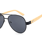 Gafas Lentes Sol Bambu Unisex Piloto UV400 1510 - Miniatura 1