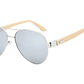 Gafas Lentes Sol Bambu Unisex Piloto UV400 1510 - Miniatura 2