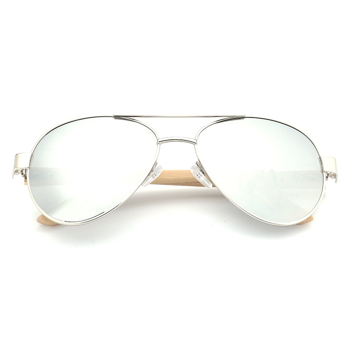 Gafas Lentes Sol Bambu Unisex Piloto UV400 1510 4