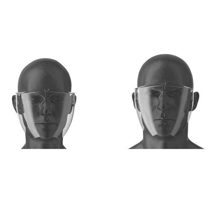 Gafas Lentes Visera Proteccion Rostro Corta Viento 5090 2