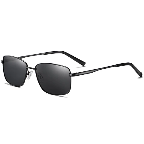 Gafas Lentes Sol Polarizadas Hombre UV400 3351 Negro Gris