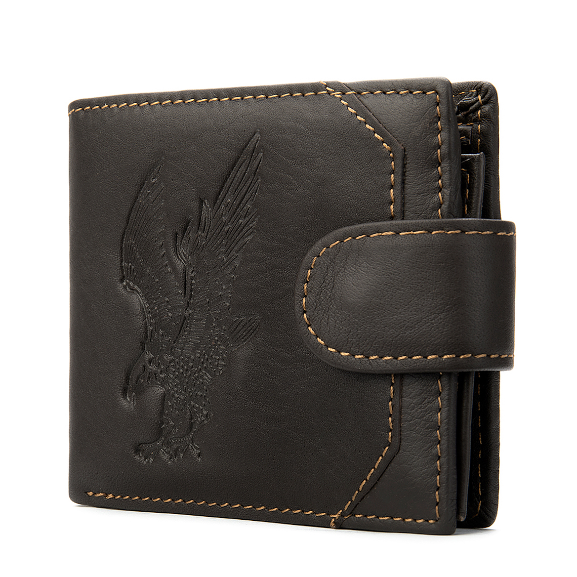 Billetera Cartera Cuero Hombre Tarjetero Bloqueo RFID 7040 2