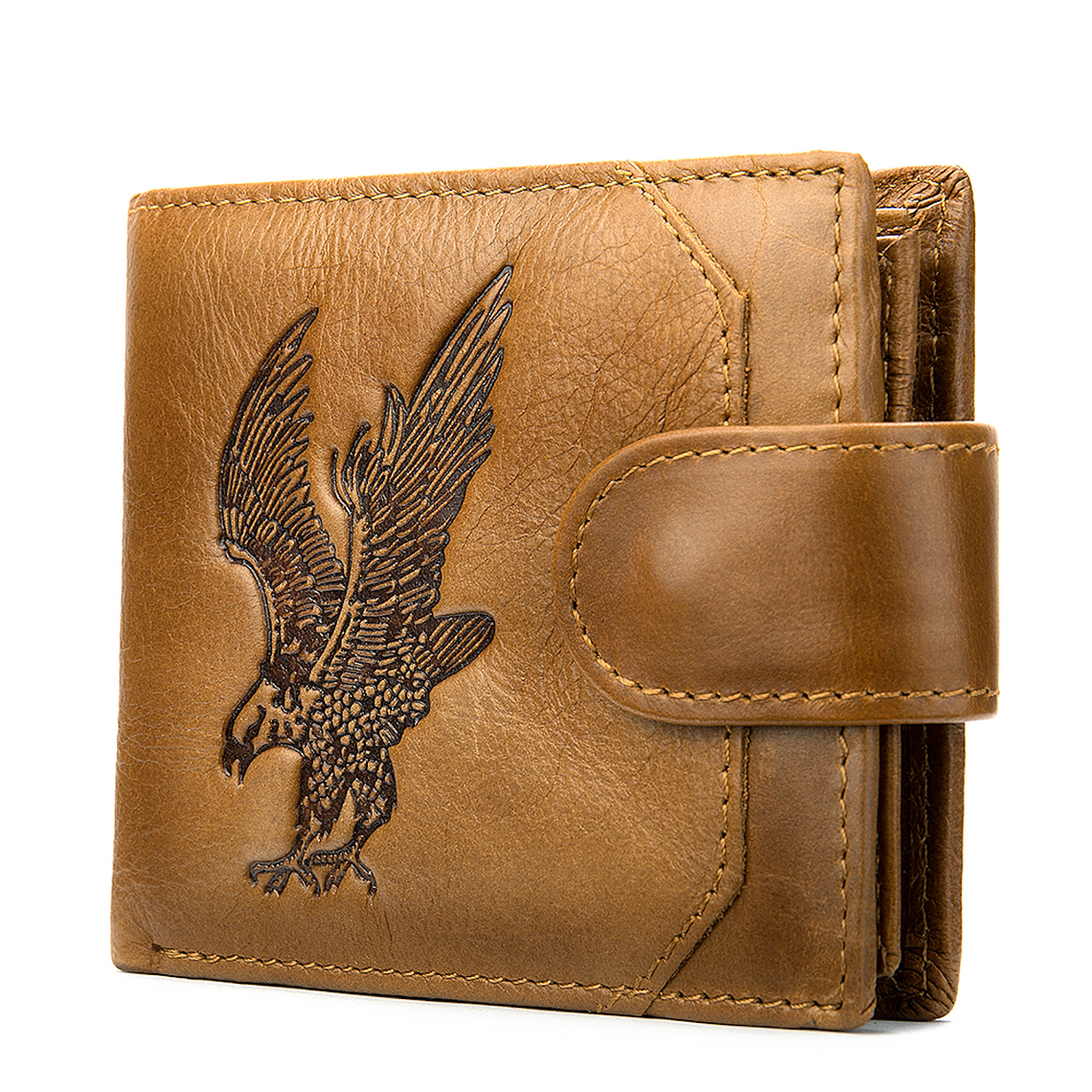 Billetera Cartera Cuero Hombre Tarjetero Bloqueo RFID 7040 3