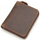 Billetera Monedero Hombre Cuero Bloqueo RFID Cremallera 4208 - Miniatura 3