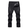 Pantalon Antiarrugas Transpirable Senderismo Hombre 609 Negro