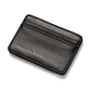 Billetera Tarjetero Delgado Ecocuero Hombres Clip 102 Negro - Miniatura 1