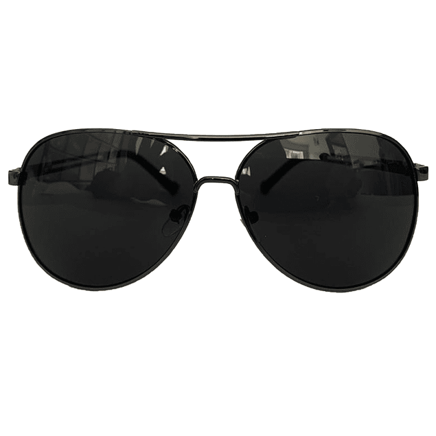 Gafas Lentes Sol Hombre Piloto UV400 Polarizadas 2153 Negro