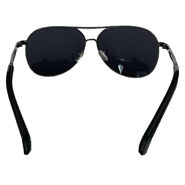 Gafas Lentes Sol Hombre Piloto UV400 Polarizadas 2153 Negro 3