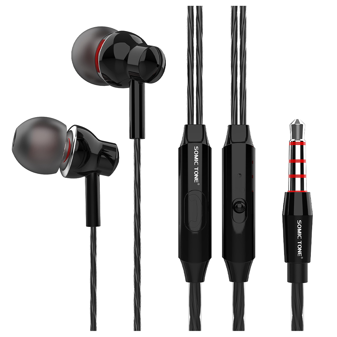 Audifonos Manos Libres Estereo Cancelacion Ruido 3.5mm D13  1