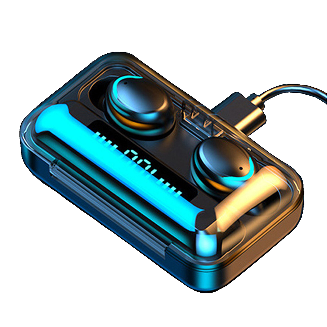 Audifonos Inalambricos Bluetooth In Ear Power Bank F9 5C 3