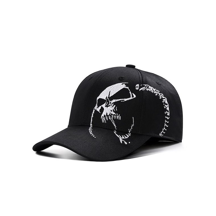 Gorra Beisbol Deportiva Unisex Algodon Bordado Skull 1