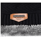 Gorro Invierno Hombre Tejido Grueso Punto Algodon HW Negro - Miniatura 2