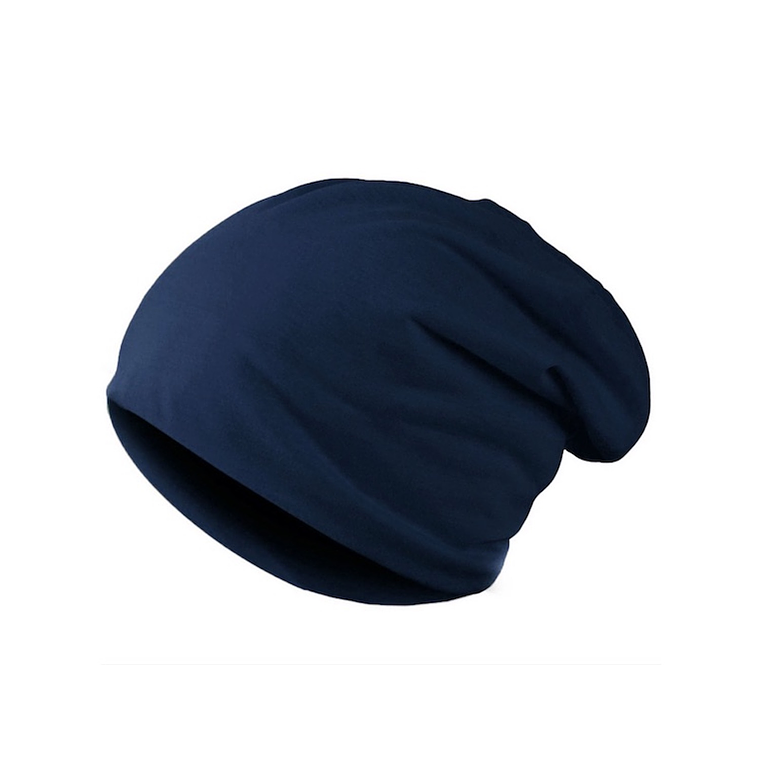 Gorro Liso Unisex Punto Elastico Invierno Casual 010 Azul 1