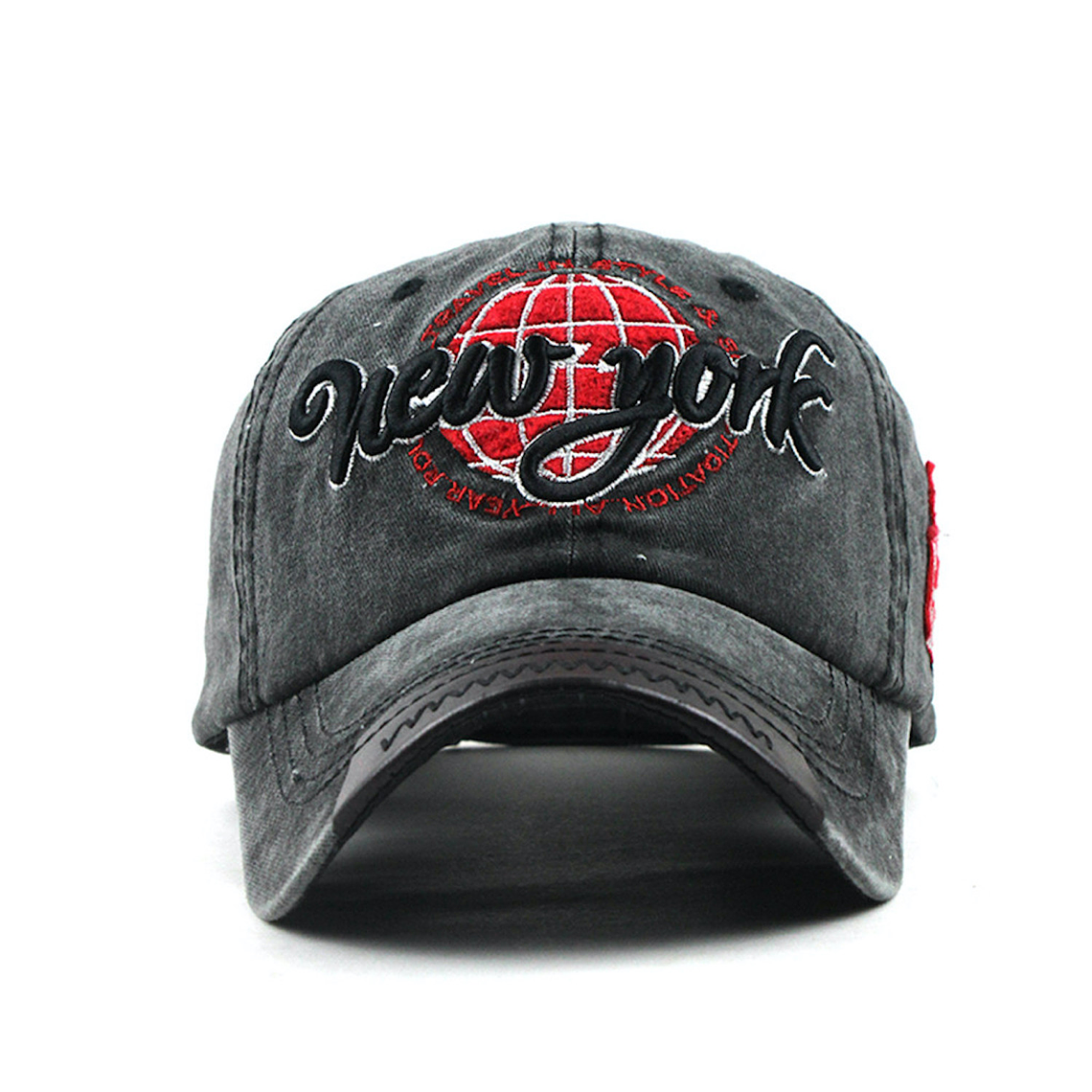 Gorra Beisbol Ajustable Bordada Algodon Unisex NY 218 3