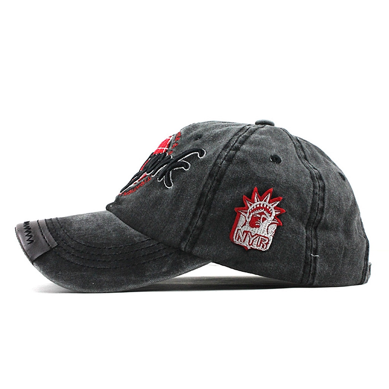 Gorra Beisbol Ajustable Bordada Algodon Unisex NY 218 4
