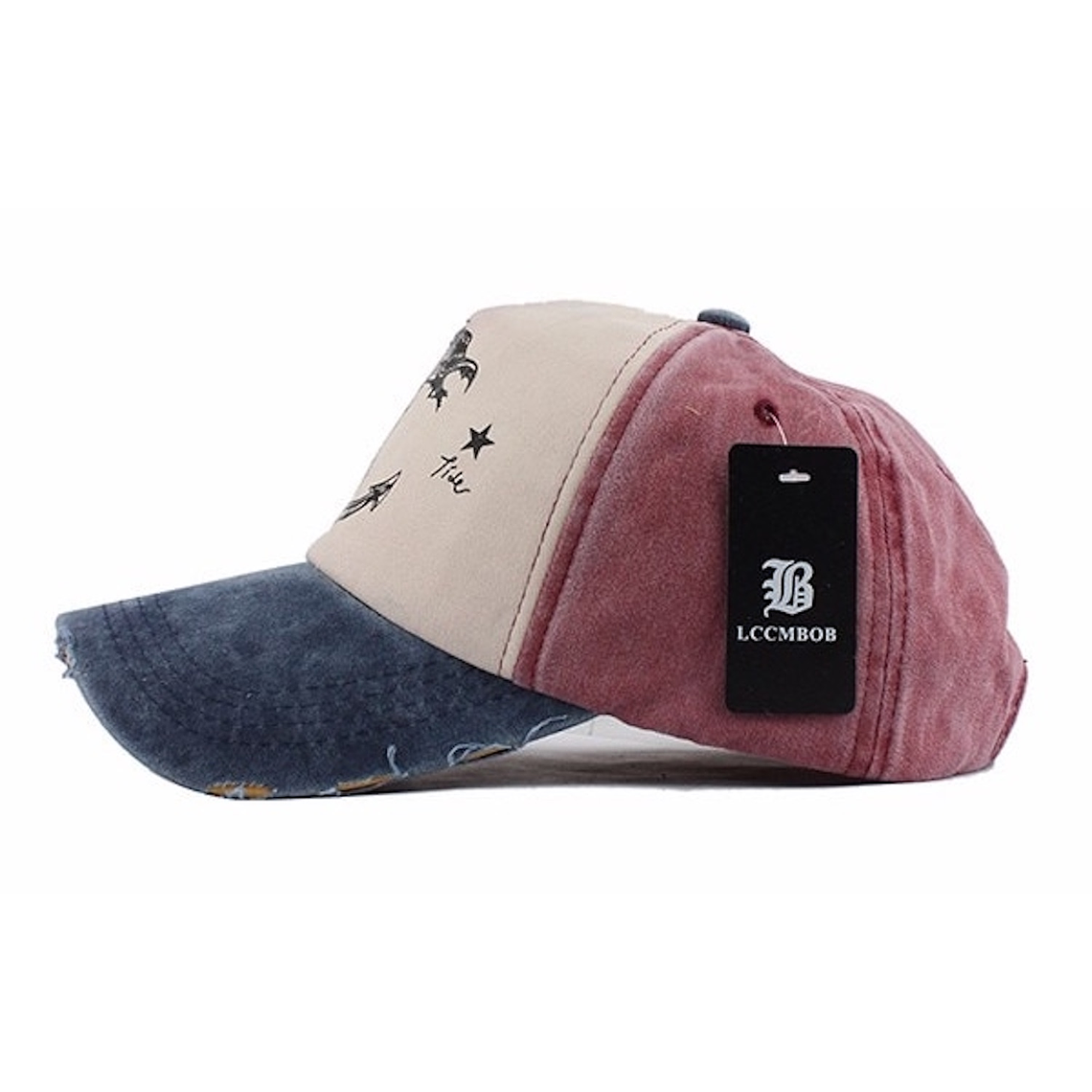 Gorra Beisbol Ancla Hip Hop Hombres Algodon F208 3