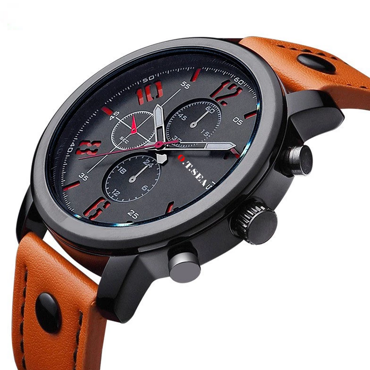 Reloj Casual Hombre Analogo Estilo Militar Cuarzo 1