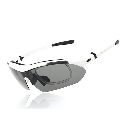 Gafas Deportivas Profesionales 5 Lentes Blanco