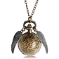 Reloj Snitch Dorada Harry Potter Cadena Textura Bronce - Miniatura 1