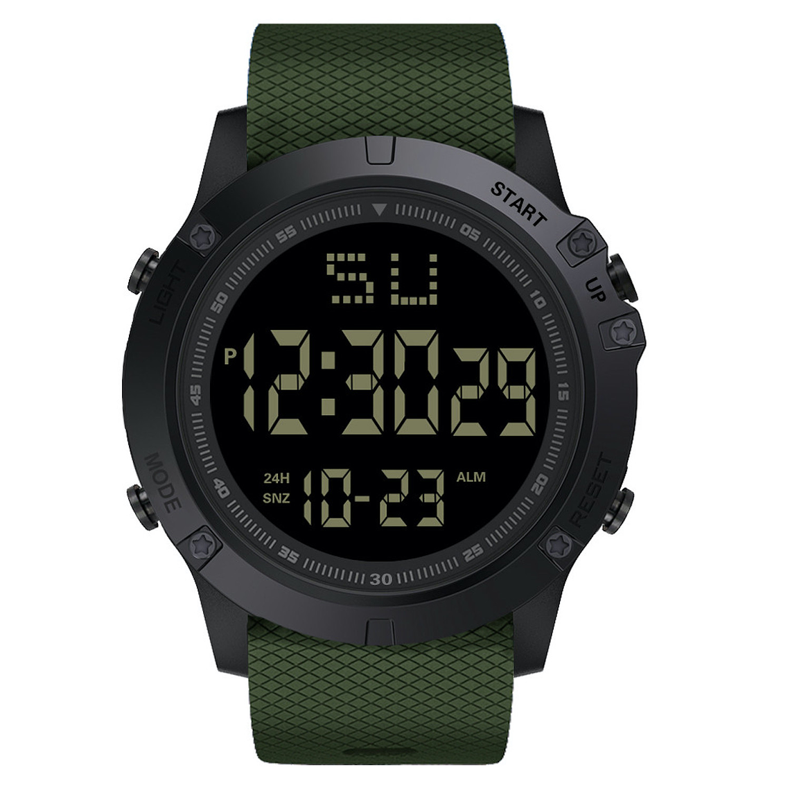 Reloj Digital LED Hombre Deportivo Tipo Militar Alarma 653 2