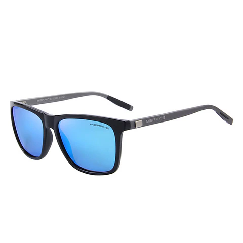 Gafas Lentes Sol Aluminio Proteccion UV400 8286 Azul