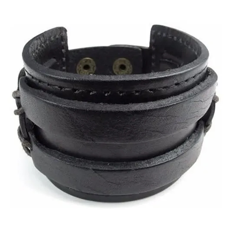 Brazalete Ancho Cuero 2