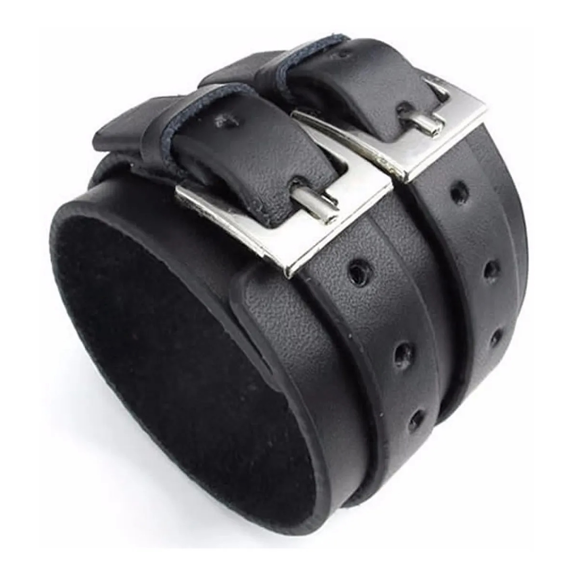 Brazalete Ancho Hombre Cuero 1