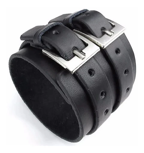 Brazalete Ancho Hombre Cuero
