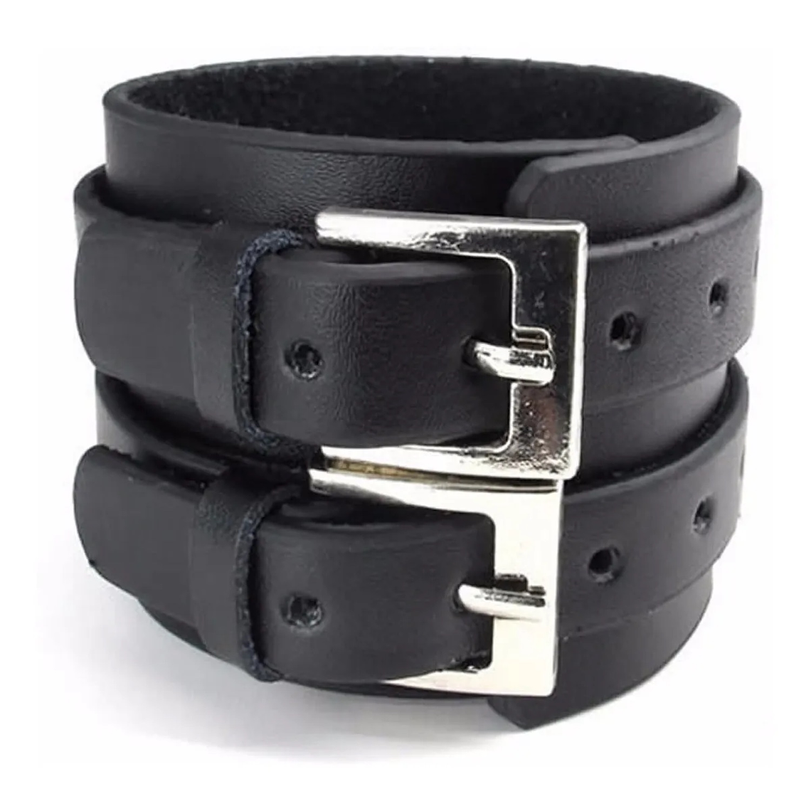 Brazalete Ancho Hombre Cuero 2