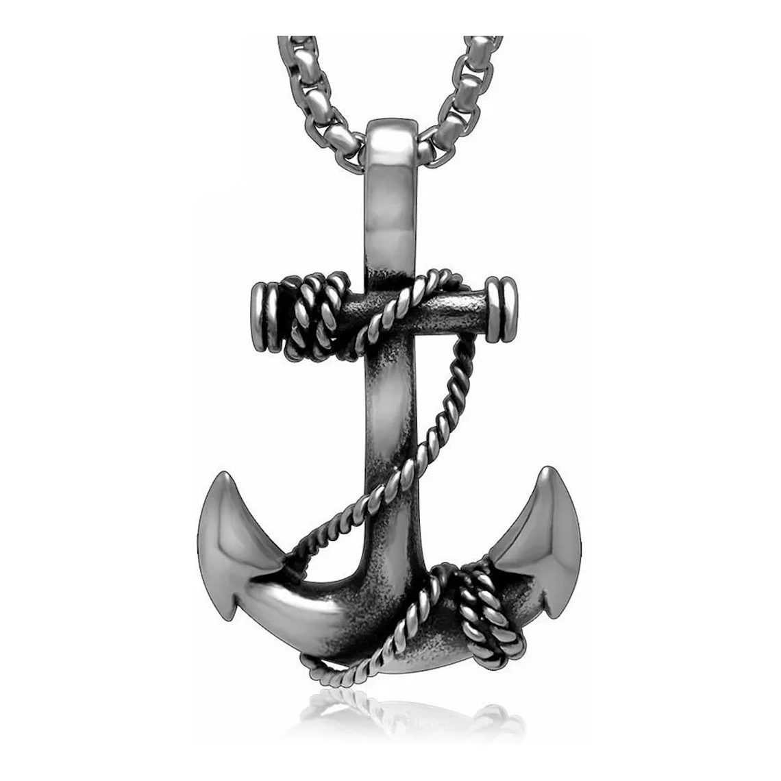 Dije Ancla Acero Cadena 1