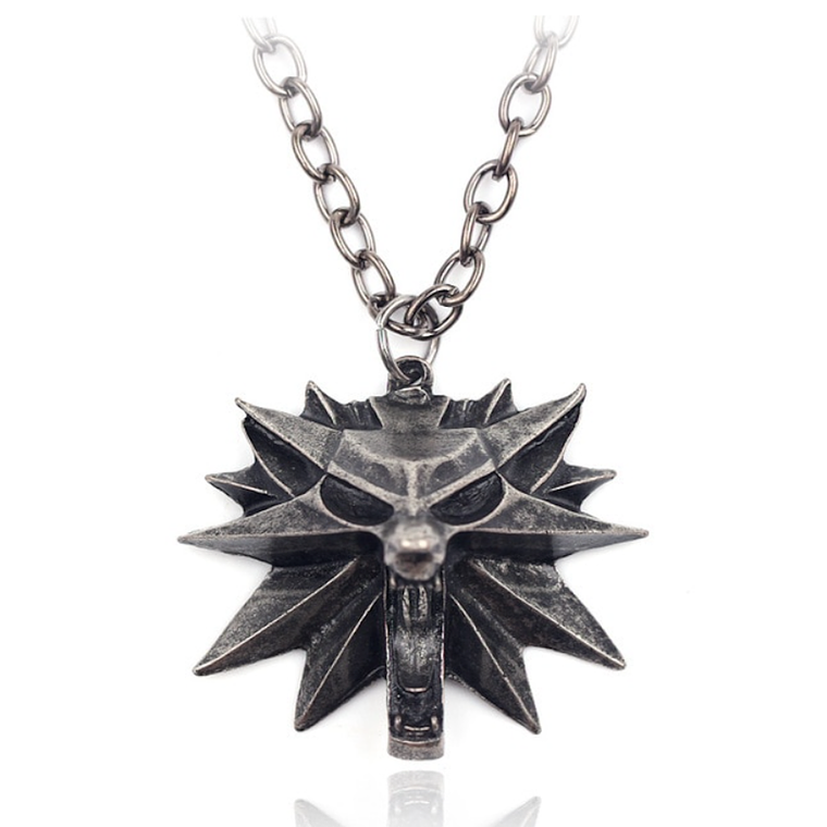 Dije Collar Cabeza Lobo Medallon Caza Salvaje 1264 1