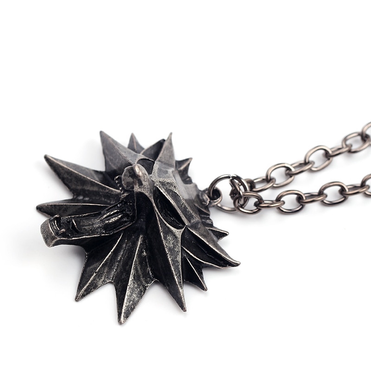 Dije Collar Cabeza Lobo Medallon Caza Salvaje 1264 2