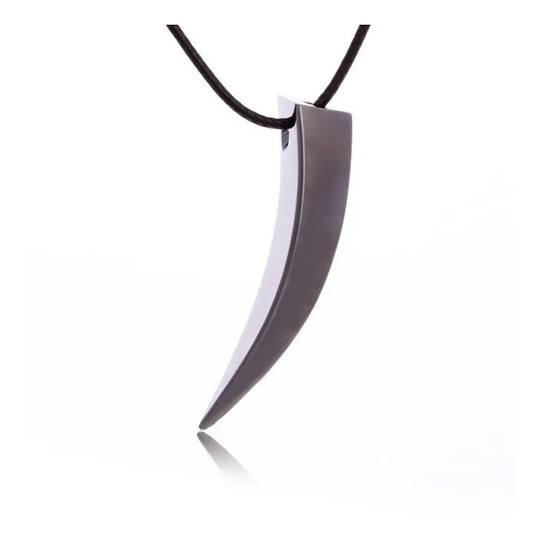 Dije Colmillo De Lobo Acero Inoxidable Alargado 1