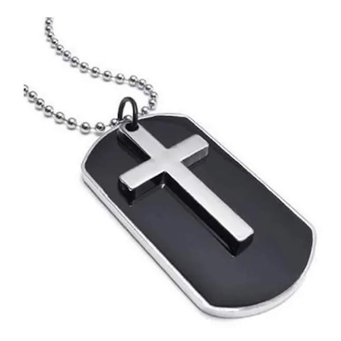 Dije Identificación Militar Cruz 1